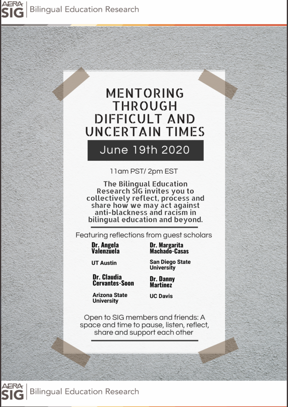 Mentoring Through Difficult Times Poster